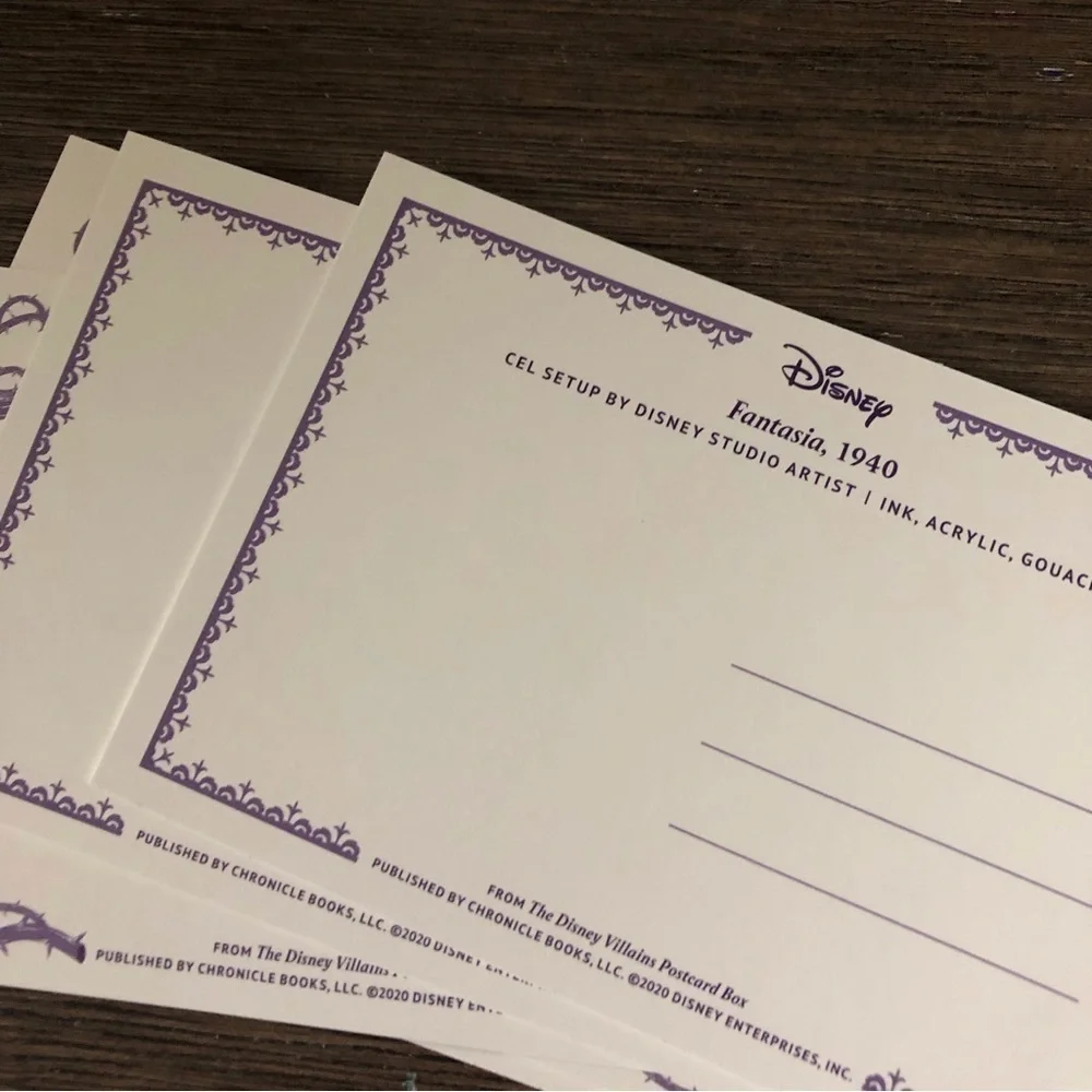 Disney Villains Postcards: Fantasia: Chernabog 5 pack